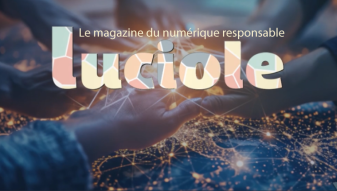 Fond graphique avec titre luciole
