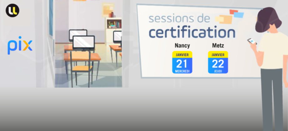 Illustration salle pour passer la certification Pix