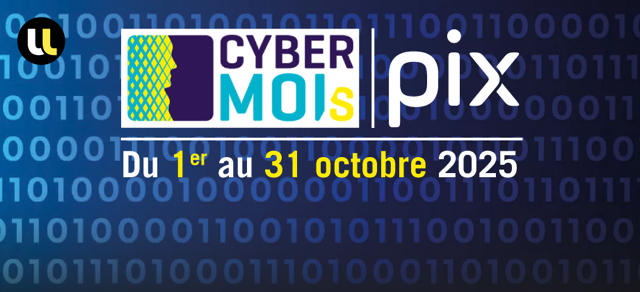 logo Cybermoi(s) associé au logo Pix avec date de l'évènement